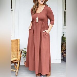Matilda Jane x Joanna Gaines Maxi Dress
Size: L • Rose Mauve • NWOT